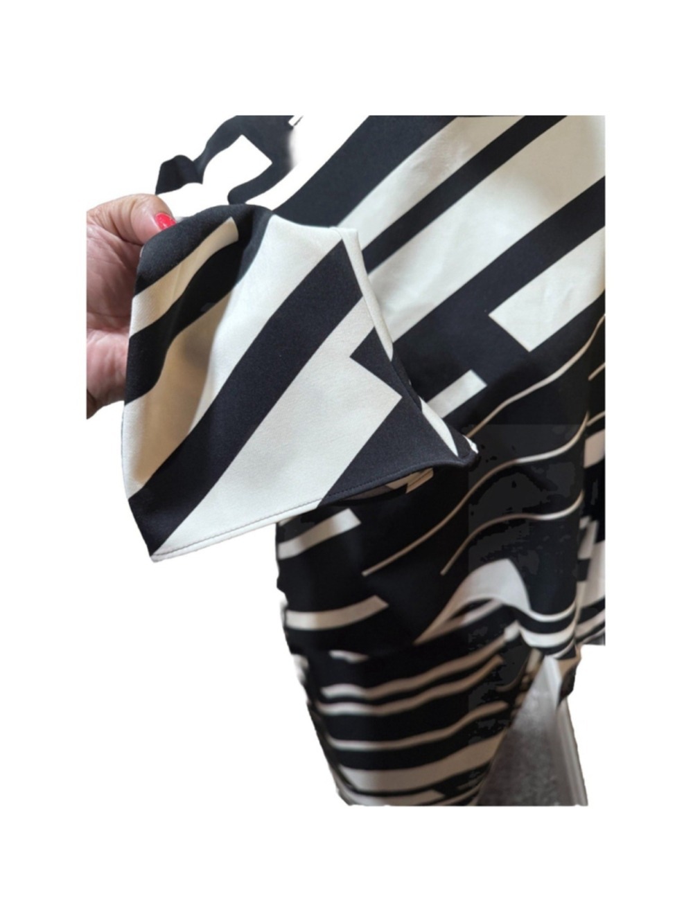 Zara Geometric Print Top and Skirt Set NWT Large - Picture 10 of 11